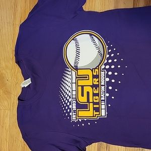 LSU Tigers Baseball T-Shirt (Sz S)
